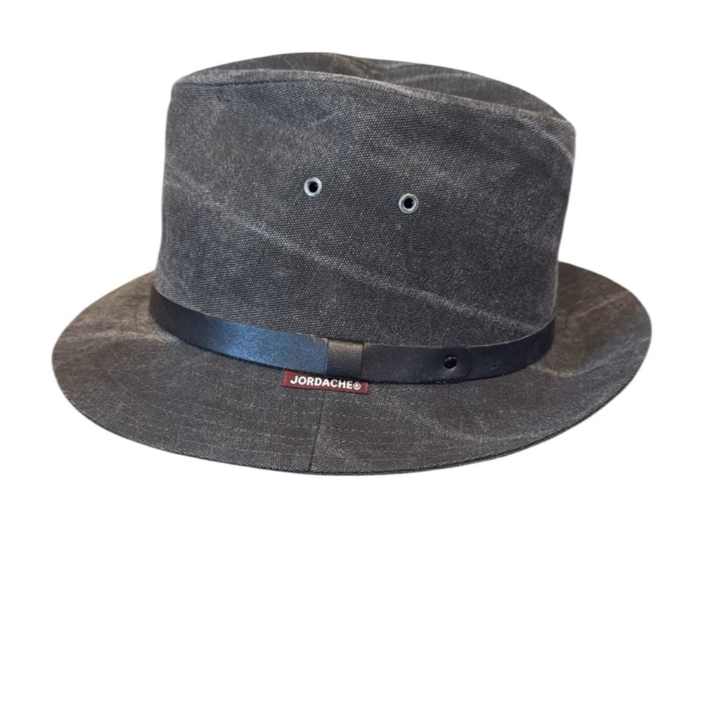 Jordache Vintage/Retro Medium Fedora Hat Gray‎ Made in USA